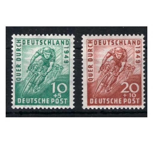 GERMANY, American-British Occupation, Bicycle Race 1949 **