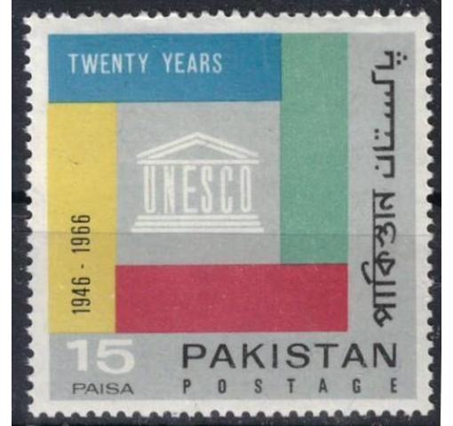 PAKISTAN, 20th Anniversary of UNESCO 1966 **