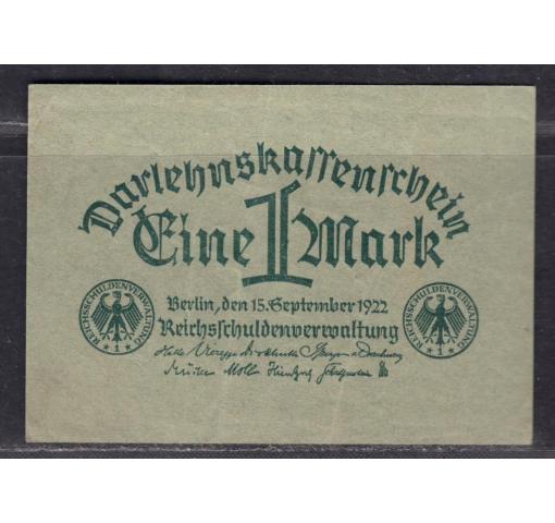 GERMANY, 1M. Numeral 1922