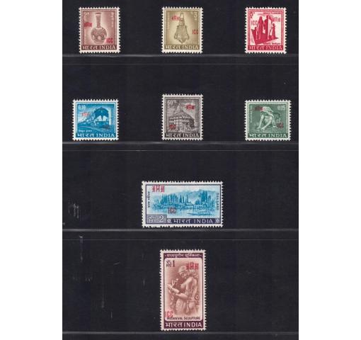 INDIA, Police Forces in Laos and Vietnam, 2P.-2R. Definitives 1968 **