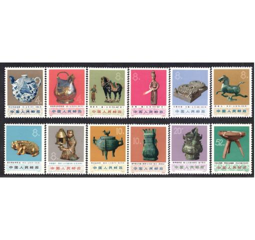 PRC, Historical Relics (N66-77) 1973 **