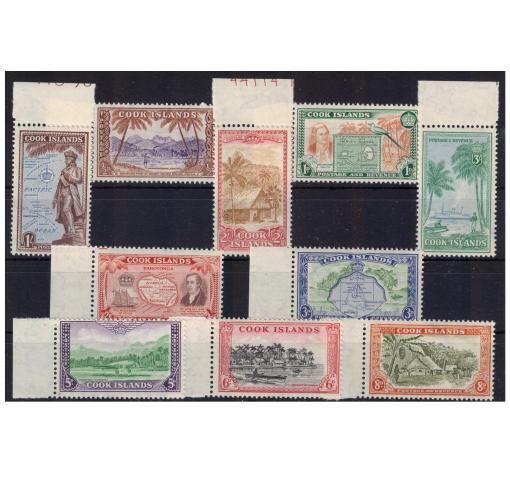 COOK ISLANDS, Local Scenes Definitives 1949 **