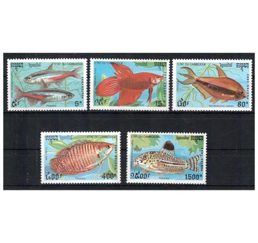 CAMBODIA, Aquarium Fish 1992 **