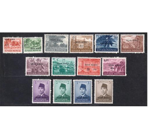 INDONESIA, Irian Barat, Adoption of I.B. Definitives 1963 **