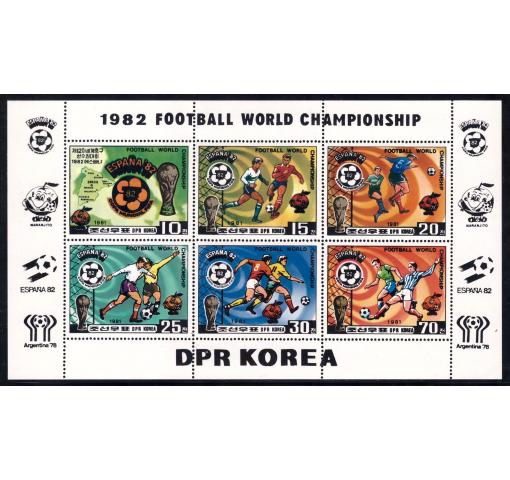 NORTH KOREA, Football Worldcup (1982) 1981 **