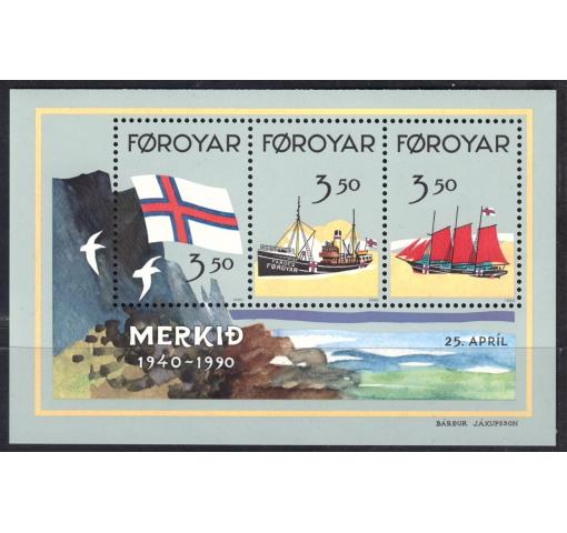 FAROE ISLANDS, Flag M/S 1990 **