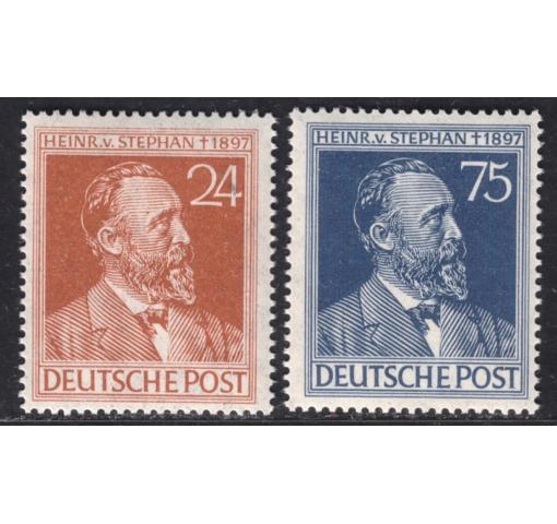 GERMANY, Allied Occupation (General Issues), 50th Death Anniversary of Heinrich von Stephan 1947 **