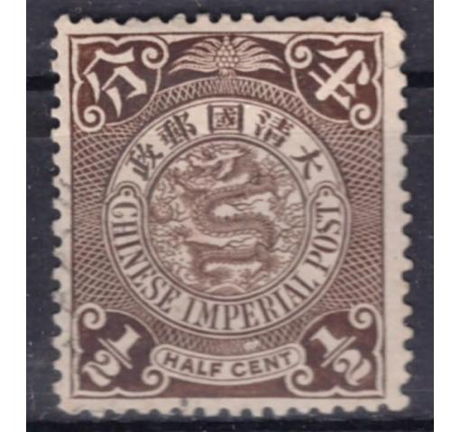 CHINA, 1/2C. CIP Coiling Dragon o