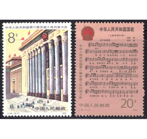 PRC, National Congress (J94) 1983 **