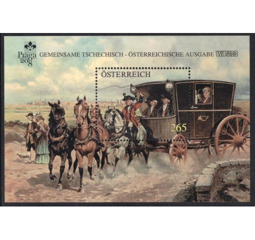 AUSTRIA, Int. Stamp Exhibition WIPA M/S 2008 **