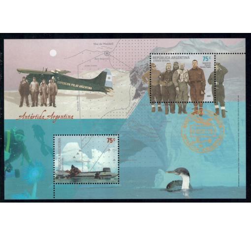 ARGENTINA, 50th Anniversary of 1st  Argentine Antarctic Expedition M/S 2005 **