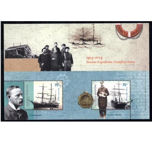 ARGENTINA, 100th Anniversary of Rescue of the Swedish Scientific Expedition M/S 2003 **