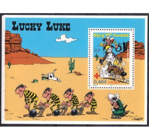 FRANCE, Philately Day/Lucky Luke Cartoon M/S 2003 **