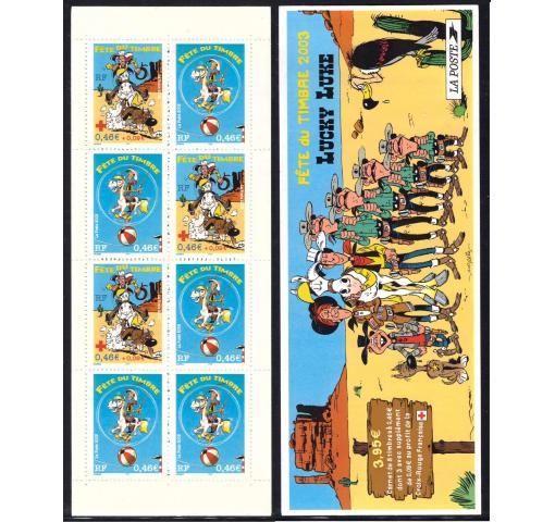 FRANCE, Philately Day/Lucky Luke Cartoon Booklet 2003 **