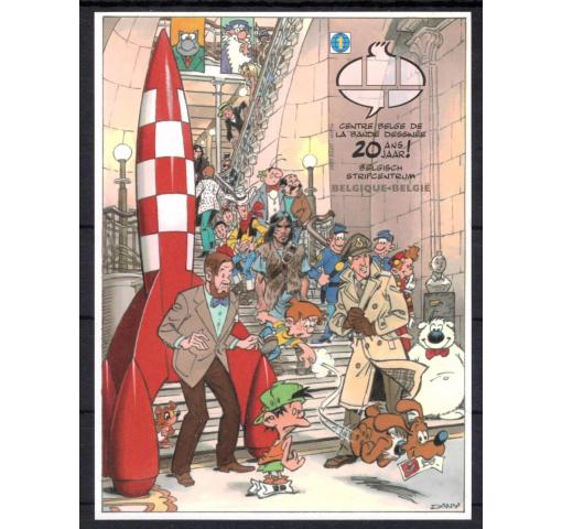 BELGIUM, 20th Anniversary of Cartoon Museum (imperf.) M/S 2009 **