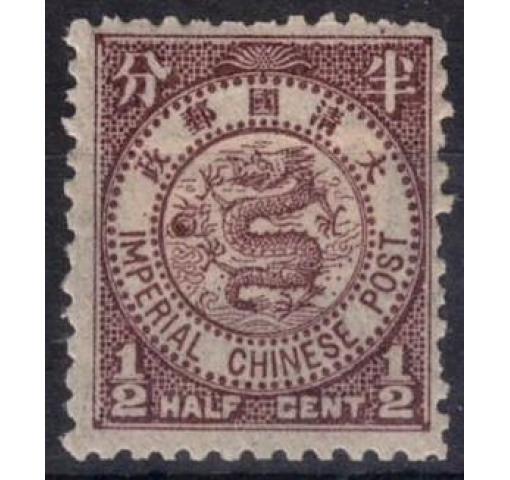 CHINA, 1/2Ca. ICP Coiling Dragon Definitive 1894 *