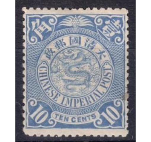 CHINA, 10C. CIP Coiling Dragon Definitive 1908 *