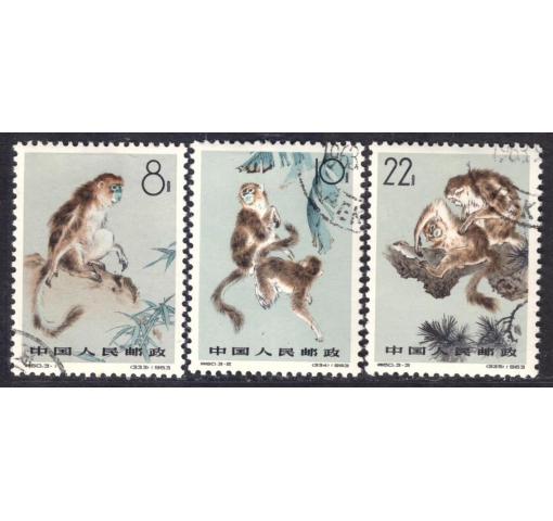 PRC, Gold-haired Monkeys (S60) 1963 o