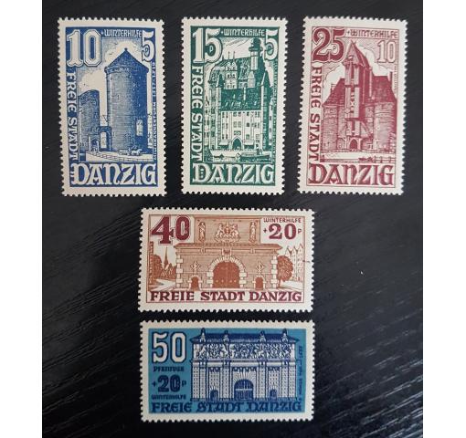 GERMANY, Danzig, Winter Relief/Buildings 1936 **