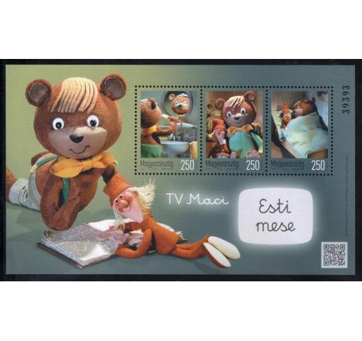 HUNGARY, TV Teddy Cartoon M/S 2023 **