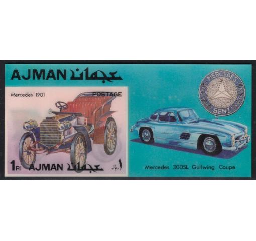 AJMAN, Vintage Cars, Mercedes M/S 1972 **