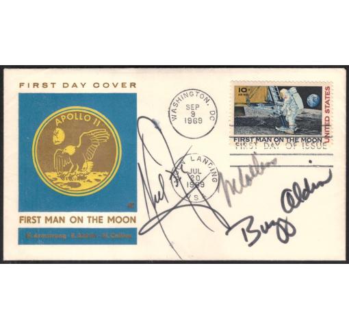 USA, First Man on the Moon 1969 FDC