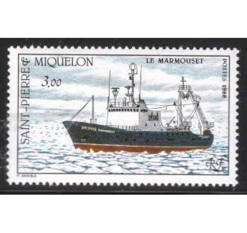 ST. PIERRE+MIQUELON, Ship Le Marmouset 1988 **