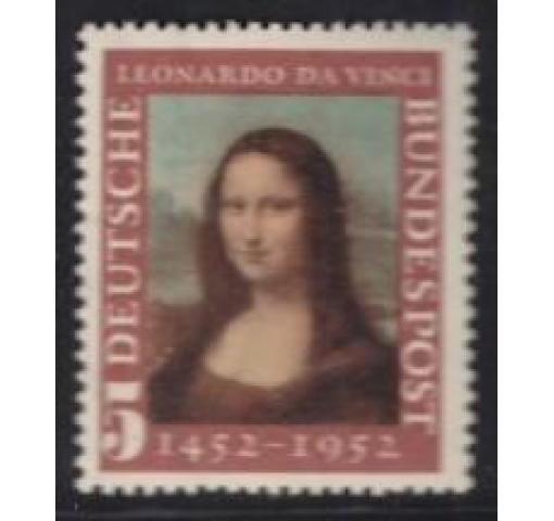 GERMANY, 500th Birthday of Leonardo da Vinci/Mona Lisa 1952 **