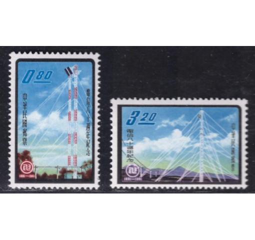 TAIWAN, 80 Anniversary of Telegraph Service 1961 **