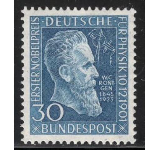 GERMAMY, 50th Anniversary of Noble Price to W.C. Roentgen 1951 *