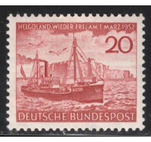 GERMANY, Return of Heligoland 1952 **