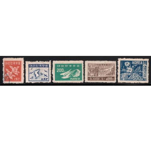 SOUTH KOREA, 15W.-500W. Native Motives Definitives 1949 **/*/(*)/o