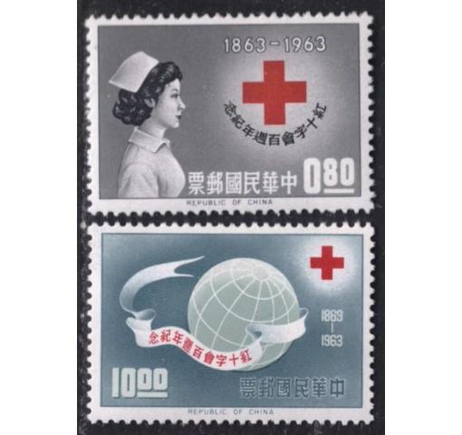 TAIWAN, 100th Anniversary of Int. Red Cross 1963 **