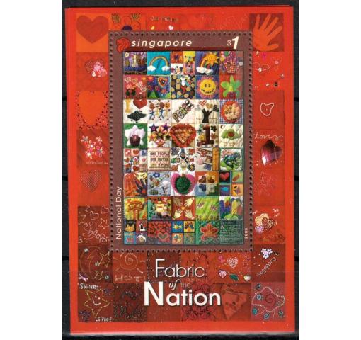 SINGAPORE, National Day (Fabric of the Nation) M/S 2005 **