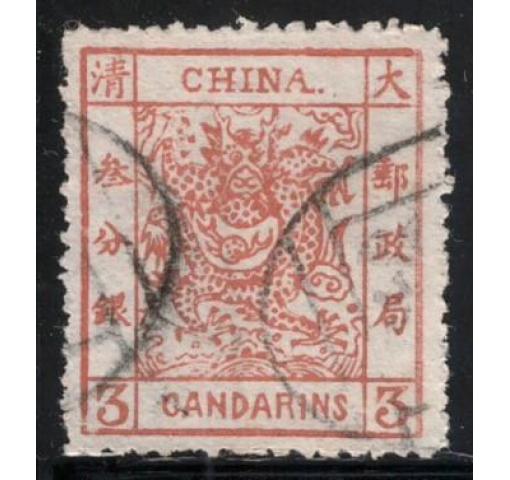 CHINA, 3Ca. Large Dragon 1885 o