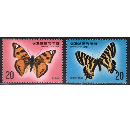 SOUTH KOREA, Butterflies I 1976 **