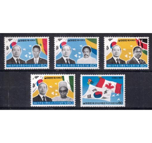 SOUTH KOREA, State Visit to Africa and Canada 1982 **