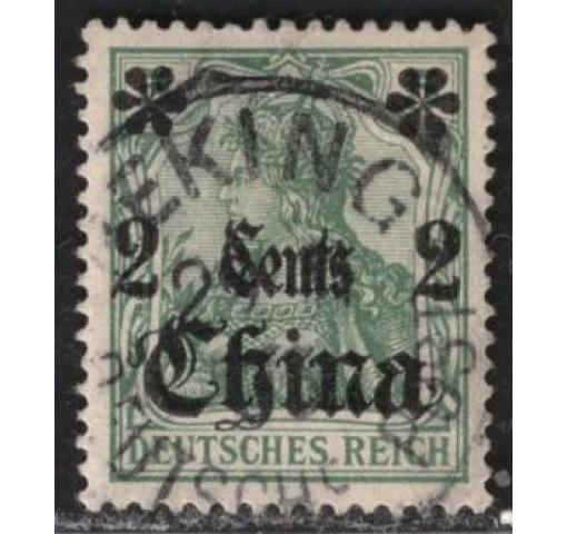 GERMANY, Post Office in China, 2C./5Pfg. Germania (without Watermark) 1905 o