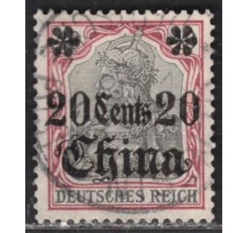 GERMANY, Post Office in China, 20C./40Pfg. Germania (without Watermark) 1905 o