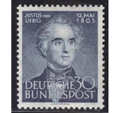 GERMANY, 150th Birthday of J- von Liebig 1953 *