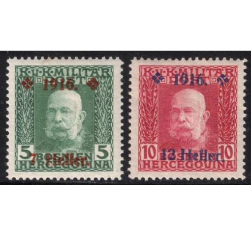 BOSNIA+HERCEGOVINA, Surcharged Issue 1916 *