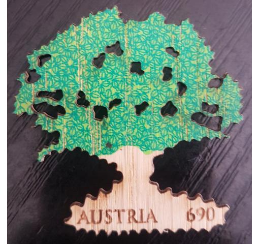 AUSTRIA, €6.90 Oak Tree 2017 **