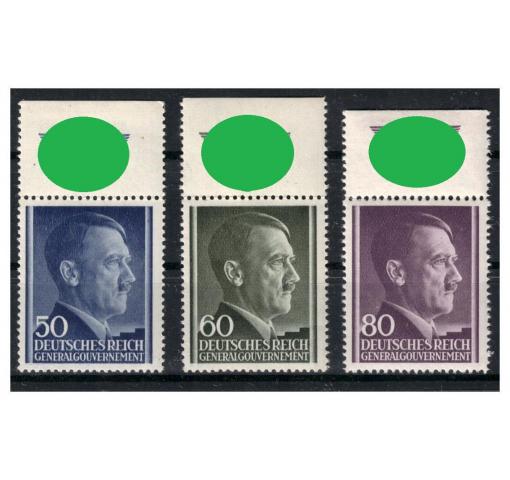 GERMANY, General Government; Hitler Definitives (III) 1943 **