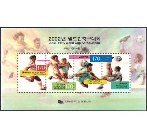 SOUTH KOREA, Football,World Cup 2002 M/S 1998 **