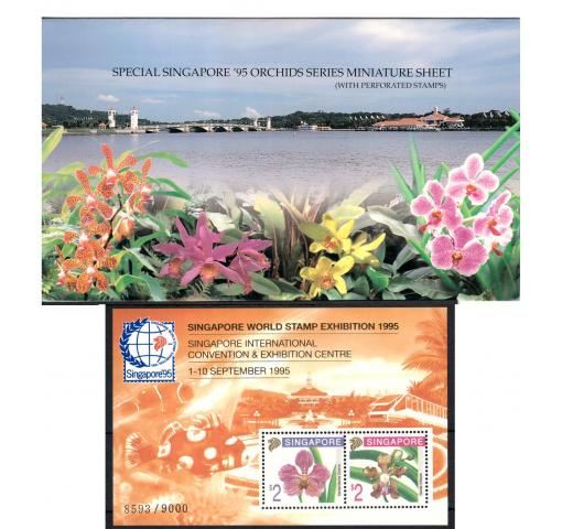 SINGAPORE, Int. Stamp Exhibition M/S 1995 **