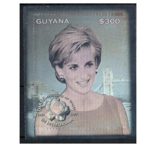 GUYANA, Death Anniversary of Lady Diana 1998 **