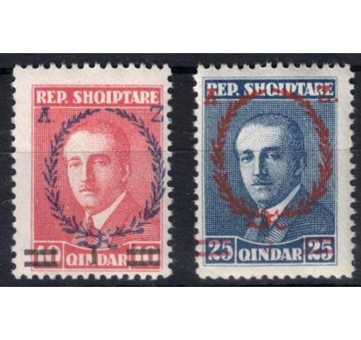 ALBANIA, President Definitives (Surcharge Issue) 1928 **