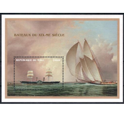 MALI, Ships of 19th Century M/S 1996 **