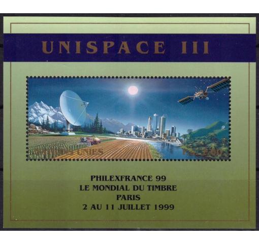 UNITED NATIONS, Geneva Office, Unispace III/PHILEX FRANCE M/S 1999 **