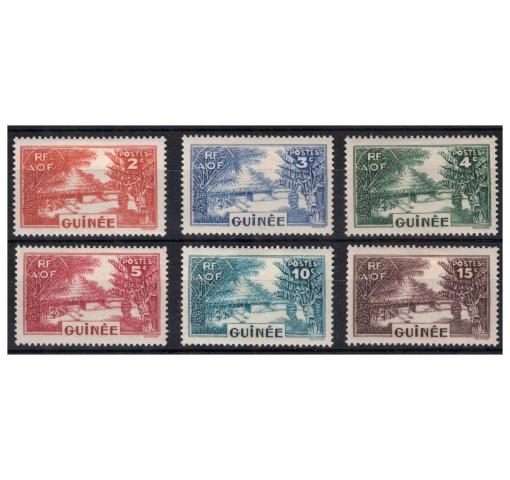 FRENCH GUINEA, Village Definitives 1938